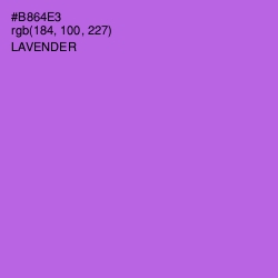#B864E3 - Lavender Color Image