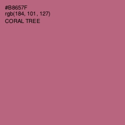 #B8657F - Coral Tree Color Image