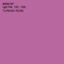 #B8679F - Turkish Rose Color Image