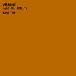 #B86A01 - Mai Tai Color Image