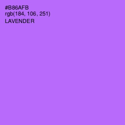 #B86AFB - Lavender Color Image