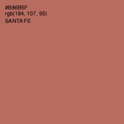 #B86B5F - Santa Fe Color Image