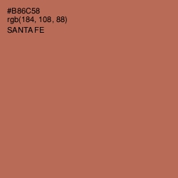 #B86C58 - Santa Fe Color Image