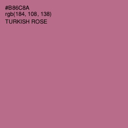 #B86C8A - Turkish Rose Color Image