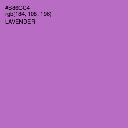 #B86CC4 - Lavender Color Image