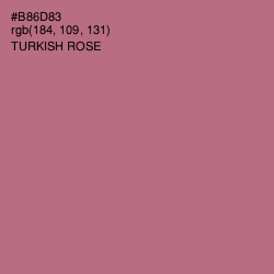 #B86D83 - Turkish Rose Color Image