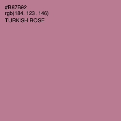 #B87B92 - Turkish Rose Color Image