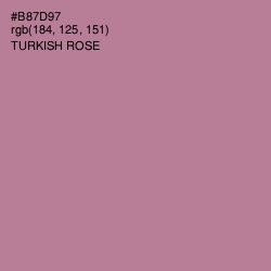 #B87D97 - Turkish Rose Color Image