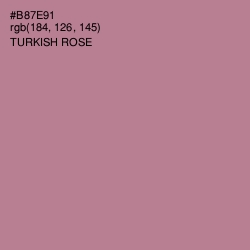 #B87E91 - Turkish Rose Color Image