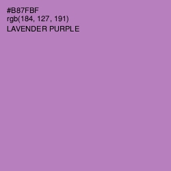 #B87FBF - Lavender Purple Color Image