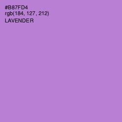 #B87FD4 - Lavender Color Image