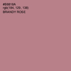 #B8818A - Brandy Rose Color Image