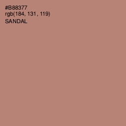 #B88377 - Sandal Color Image