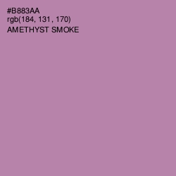#B883AA - Amethyst Smoke Color Image