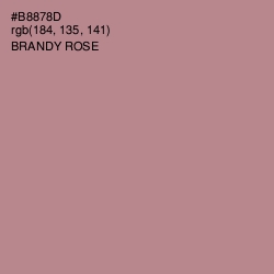 #B8878D - Brandy Rose Color Image