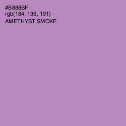 #B888BF - Amethyst Smoke Color Image