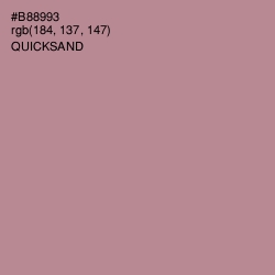 #B88993 - Quicksand Color Image