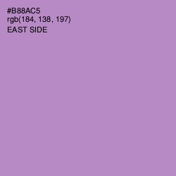 #B88AC5 - East Side Color Image