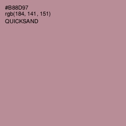 #B88D97 - Quicksand Color Image