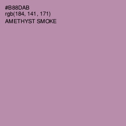#B88DAB - Amethyst Smoke Color Image