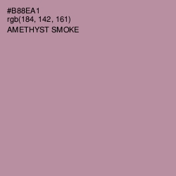 #B88EA1 - Amethyst Smoke Color Image