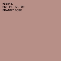 #B88F87 - Brandy Rose Color Image