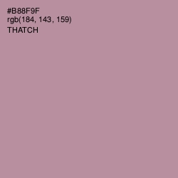 #B88F9F - Thatch Color Image