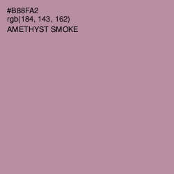 #B88FA2 - Amethyst Smoke Color Image