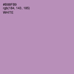 #B88FB9 - Amethyst Smoke Color Image