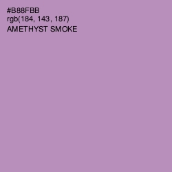 #B88FBB - Amethyst Smoke Color Image