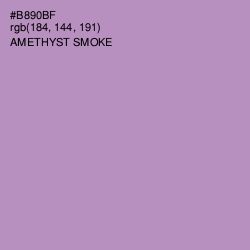 #B890BF - Amethyst Smoke Color Image