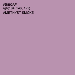 #B892AF - Amethyst Smoke Color Image