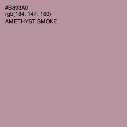 #B893A0 - Amethyst Smoke Color Image