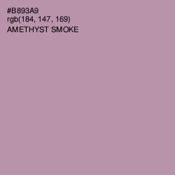 #B893A9 - Amethyst Smoke Color Image
