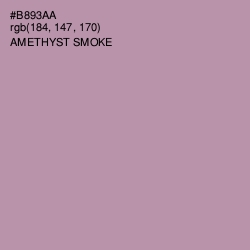 #B893AA - Amethyst Smoke Color Image