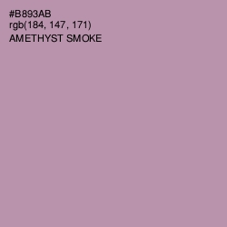 #B893AB - Amethyst Smoke Color Image