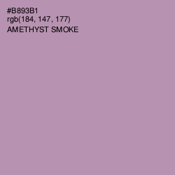 #B893B1 - Amethyst Smoke Color Image