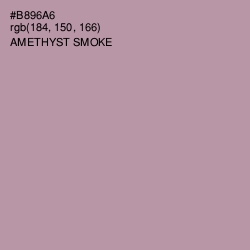 #B896A6 - Amethyst Smoke Color Image