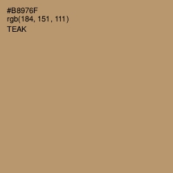 #B8976F - Teak Color Image