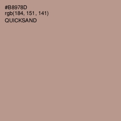 #B8978D - Quicksand Color Image