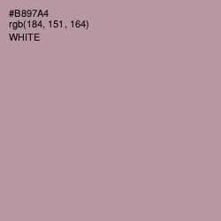 #B897A4 - Amethyst Smoke Color Image