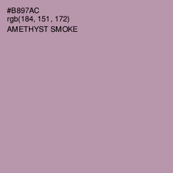 #B897AC - Amethyst Smoke Color Image