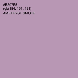 #B897B5 - Amethyst Smoke Color Image