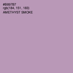 #B897B7 - Amethyst Smoke Color Image