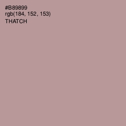 #B89899 - Thatch Color Image