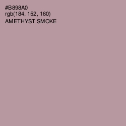 #B898A0 - Amethyst Smoke Color Image