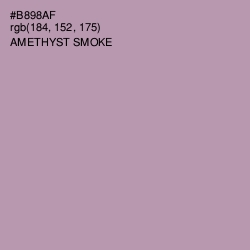 #B898AF - Amethyst Smoke Color Image