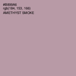 #B899A6 - Amethyst Smoke Color Image