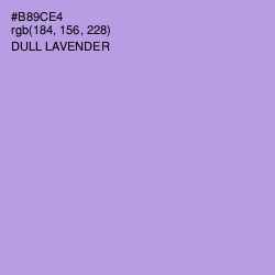 #B89CE4 - Dull Lavender Color Image