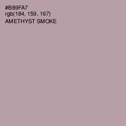 #B89FA7 - Amethyst Smoke Color Image